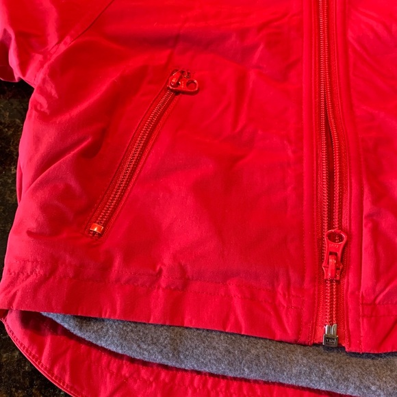 Lands' End Kids Bright Red Puffer Jacket - Picture 4 of 5